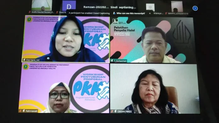 Prodi Sarjana Kesmas UMW Kendari Gelar Workshop dan Coaching Program Kreativitas Mahasiswa