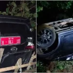 Mobil Camat Wadaga Terbalik di Mabodo, Korban Luka-luka Mobil Camat Wadaga Terbalik di Mabodo, Korban Luka-luka