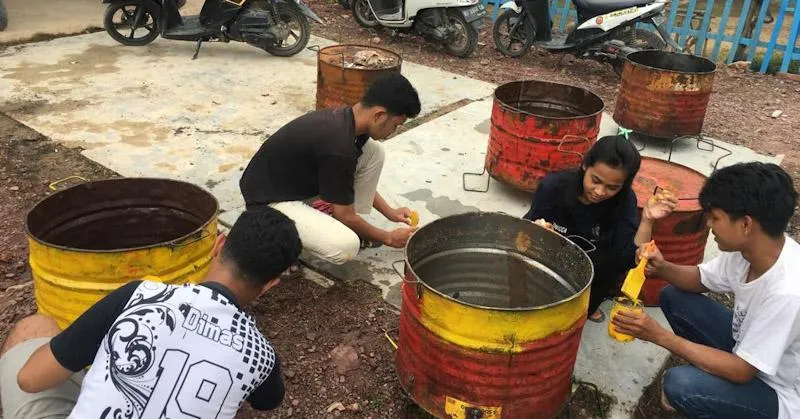 Gelar PBL 2 di Desa Labotoy Jaya, Ini Program Prodi Sarjana Kesmas UMW Kendari
