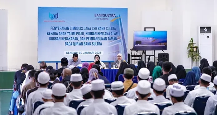 bank sultra Bank Sultra Salurkan Rp2,9 Miliar Dana CSR di 2022, Awal Januari Kembali Berlanjut