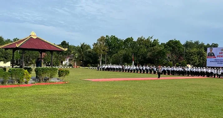 KSK Pimpin Upacara Pelatihan Peningkatan Kapasitas Kades se-Kabupaten Konawe di SPN Anggotoa