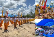 Sambut Hari Raya Nyepi, Ribuan Umat Hindu di Mubar Ikut Upacara Melasti Sambut Hari Raya Nyepi, Ribuan Umat Hindu di Mubar Ikut Upacara Melasti
