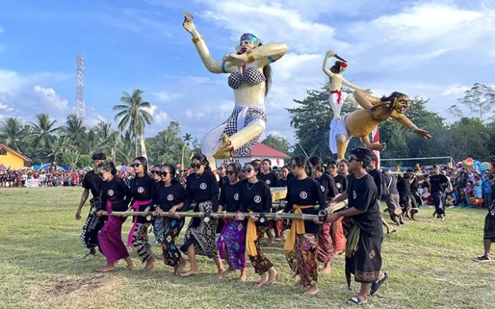 Jelang Hari Raya Nyepi, Umat Hindu di Mubar Gelar Festival Ogoh-ogoh