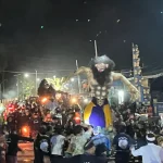 Umat Hindu di Mubar Bawa Ogoh-ogoh Keliling Kampung Lalu Dibakar Umat Hindu di Mubar Bawa Ogoh-ogoh Keliling Kampung Lalu Dibakar