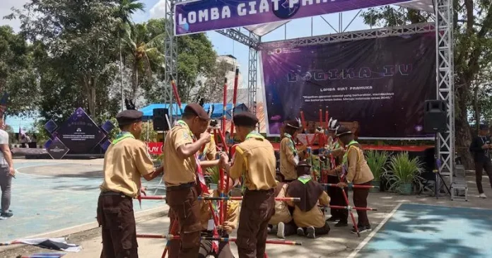 Ciptakan Siswa Kreatif dan Inovatif, SMAN 4 Kendari Gelar Lomba Giat Pramuka