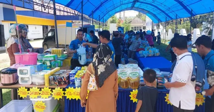 Disperindag dan BI Sultra Kolaborasi Gelar Pasar Murah hingga 21 Maret 2023