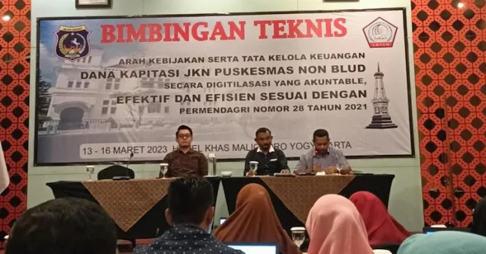 Gandeng LKPSM, Pemkab Mubar Adakan Pelatihan Aplikasi E-Kapitasi JKN Puskesmas di Yogyakarta