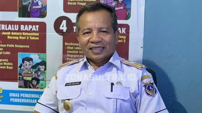 Kepala Dinas Pengendalian Penduduk dan Keluarga Berencana (DPPKB) Mubar, La Ode Andi Muna