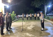 Puluhan Personel Gabungan Amankan Malam Takbiran di Mubar Puluhan Personel Gabungan Amankan Malam Takbiran di Mubar