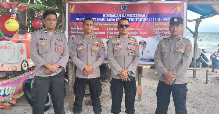 Libur Lebaran, Pantai Morano Muna Ramai Pengunjung