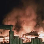 Kantor Dinas PUPR di Mubar Ludes Terbakar Kantor Dinas PUPR di Mubar Ludes Terbakar