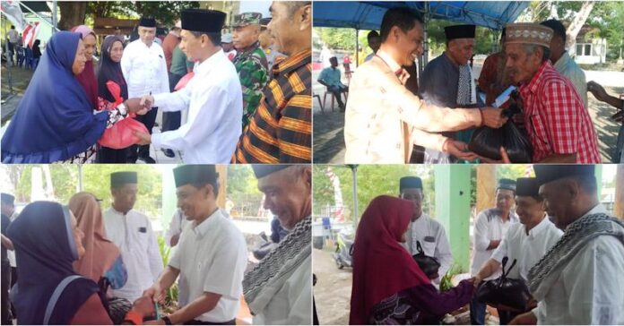 Bupati Wakatobi Bersama Baznas Salurkan Bantuan Beras untuk Masyarakat di 3 Pulau