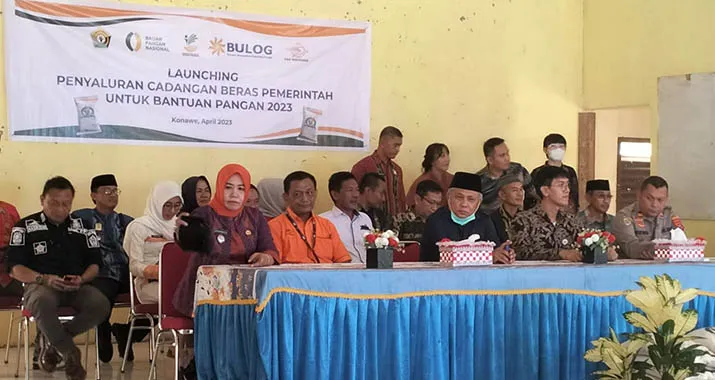 Pemkab Konawe Salurkan Cadangan Beras Pemerintah ke 22.550 Warga