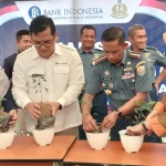BI Sultra Serahkan 500 Bibit Cabai ke Lanal Kendari BI Sultra Serahkan 500 Bibit Cabai ke Lanal Kendari