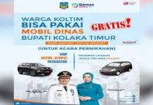 Warga Koltim Bisa Pakai Mobil Dinas Bupati untuk Acara Pernikahan dengan Gratis Warga Koltim Bisa Pakai Mobil Dinas Bupati untuk Acara Pernikahan dengan Gratis