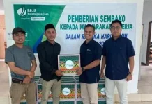 BP Jamsostek Sultra Bagi-bagi Sembako di Hari May Day 2023 BP Jamsostek Sultra Bagi-bagi Sembako di Hari May Day 2023