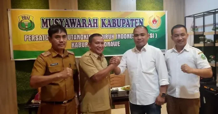 Muhammad Akib Ras Terpilih Jadi Ketua PBSI Konawe Periode 2023-2027