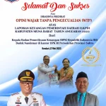 Pemkab Mubar Kembali Raih Opini WTP Kali Ketujuh Pemkab Mubar Kembali Raih Opini WTP Kali Ketujuh