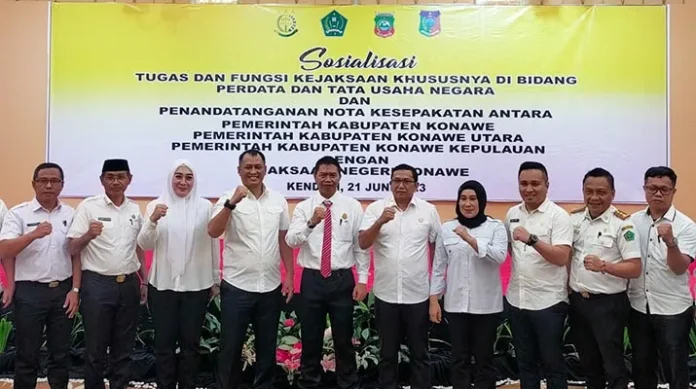 Pemkab dan Kejari Konawe Teken Nota Kesepakatan Bidang Perdata dan Datun