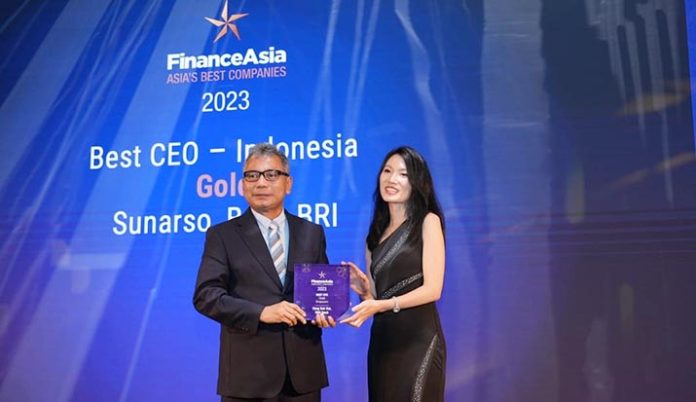 Sunarso Raih The Best CEO, BRI Borong 9 International Awards dari FinanceAsia
