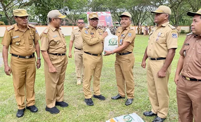 126 Ton Beras Bantuan Pangan di Mubar Mulai Disalurkan