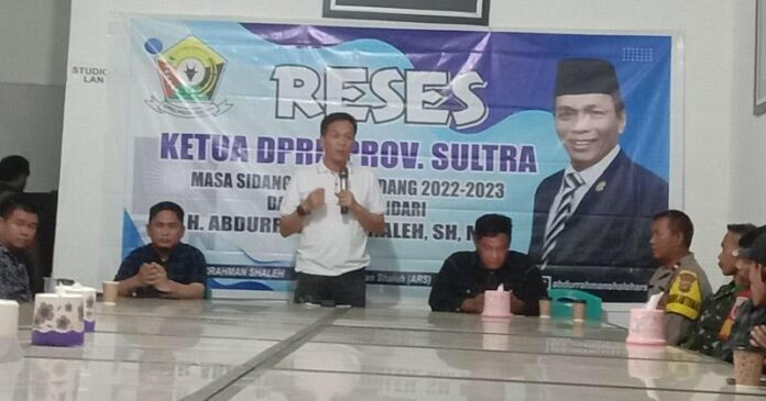 Ketua DPRD Sultra Serap Aspirasi Warga Terkait Jalan Rusak dan Fotografi
