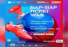 War Tiket Indonesia vs Argentina Mulai 5 Juni, Bisa Bayar Pakai BRImo! War Tiket Indonesia vs Argentina Mulai 5 Juni, Bisa Bayar Pakai BRImo!