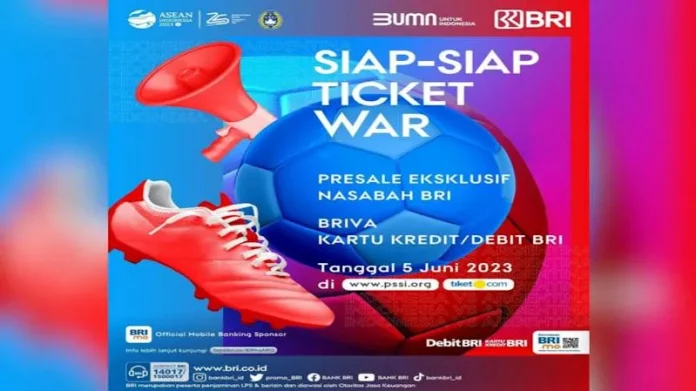 War Tiket Indonesia vs Argentina Mulai 5 Juni, Bisa Bayar Pakai BRImo!