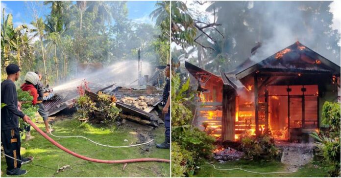 Satu Unit Rumah di Tiworo Tengah Hangus Dilalap Api hingga Rata dengan Tanah