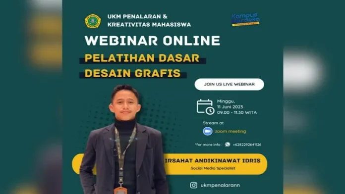 Tumbuhkan Keterampilan Mahasiswa, UMW Kendari Gelar Pelatihan Desain Grafis