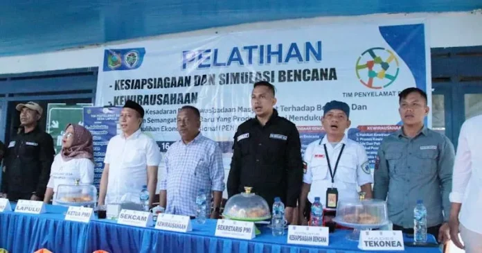 Tiga Pemdes di Wawonii Timur Gandeng BPR Bahteramas Konawe untuk Pelatihan Siaga Bencana dan Kewirausahaan