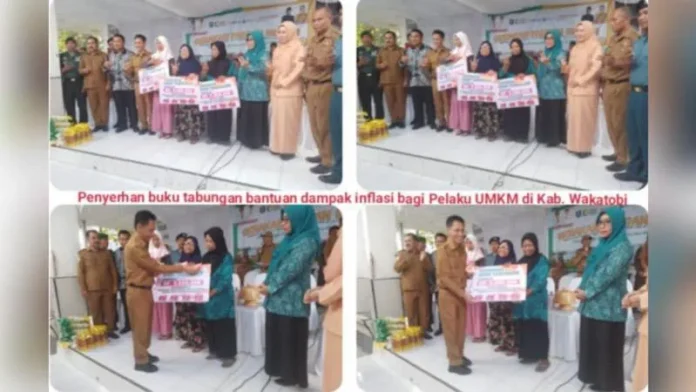 Pemkab Wakatobi Serahkan Bantuan Rp2 Juta Per Orang Bagi Pelaku Usaha