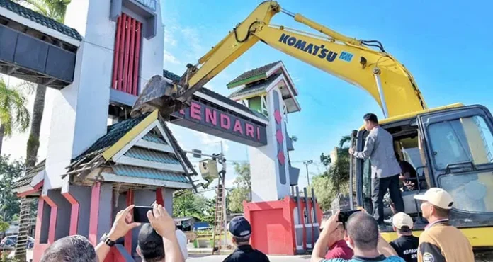 Pemkot Kendari Bangun Gerbang Batas Kota, Sedot Anggaran Rp950 Juta