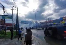 Pascabentrok, Pertigaan Kampus UHO Kembali Kondusif Pascabentrok, Pertigaan Kampus UHO Kembali Kondusif