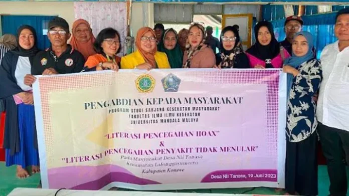 Prodi S1 Kesmas UMW Kendari Tingkatkan Literasi Pencegahan Penyakit Tidak Menular di Desa Nii Tanasa