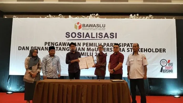 Digandeng Bawaslu, AJI Kendari Siap Jaga Independen Wartawan di Pemilu 2024