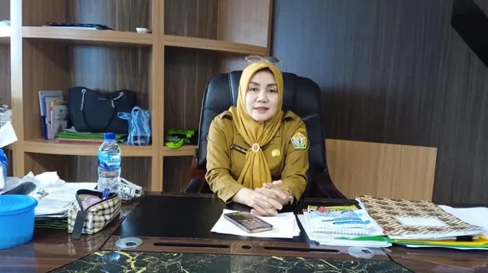 Sekretaris Dinas (Sekdis) Dinas Perpustakaan Sultra, Nurlena Harahap