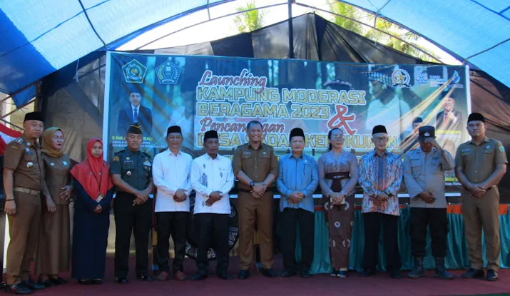 Pemkab Konawe dan Kemenag Launching Kampung Moderasi Beragama dan Canangkan Desa Sadar Kerukunan