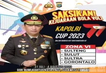Optimis Lolos Penyisihan, Ini Susunan Tim Voli Sultra untuk Kapolri Cup Optimis Lolos Penyisihan, Ini Susunan Tim Voli Sultra untuk Kapolri Cup