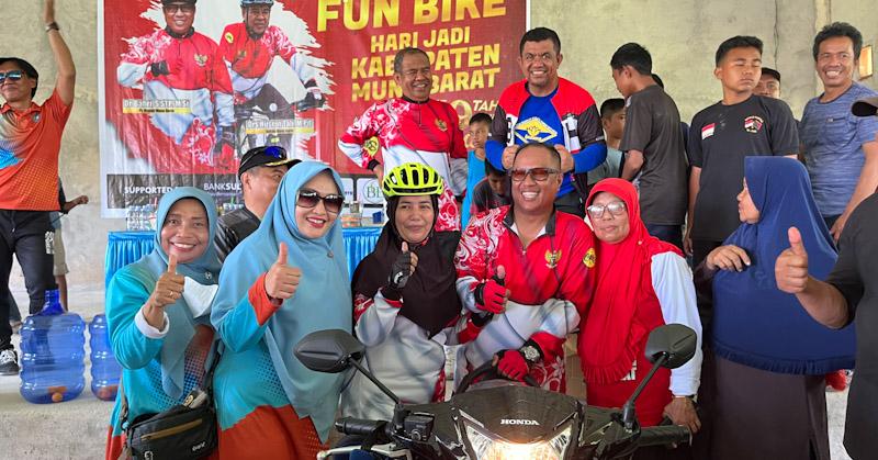 300 Komunitas Sepeda Ikuti Fun Bike Peringati HUT Mubar