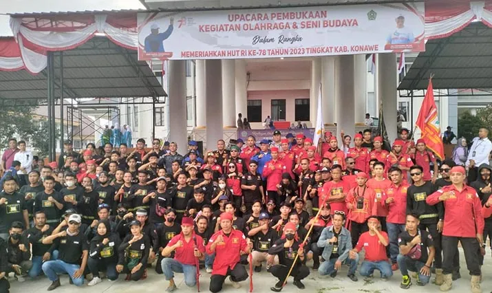 Sambut HUT RI ke-78, Bupati Kery Buka Pekan Olahraga dan Seni