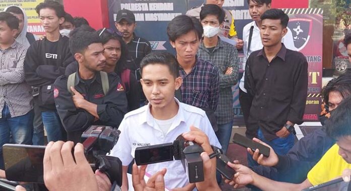Aliansi Mahasiswa Sultra Pendukung Jokowi Laporkan Hashim Djojohadikusumo ke Polresta Kendari
