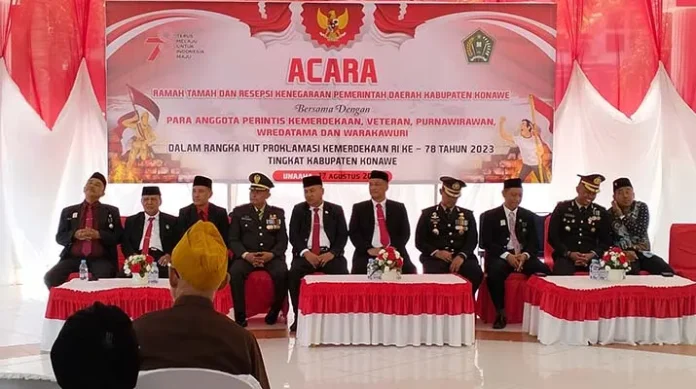 HUT ke-78 RI, Pemkab Konawe Santuni 14 Veteran dan Berikan Kebebasan Berobat