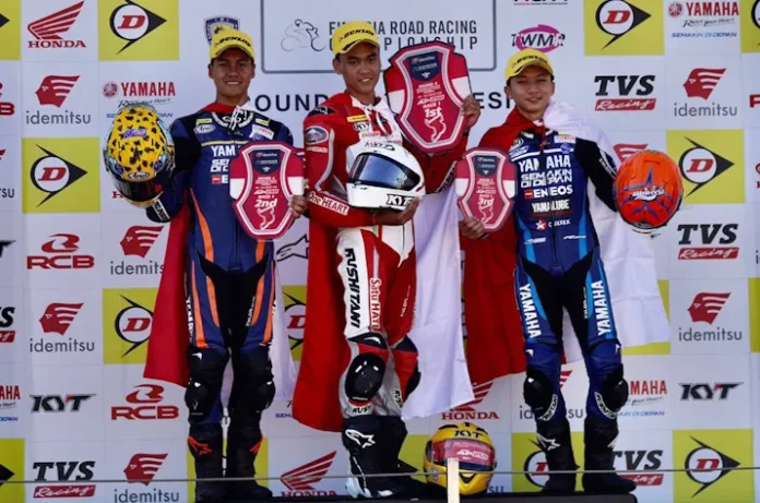 Pebalap Astra Honda Raih Podium Tertinggi di ARRC Mandalika