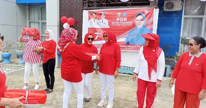 HUT Kemerdekaan ke-78, TP PKK Sultra Gelar Pekan Olahraga