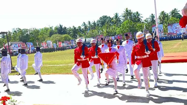 HUT RI ke-78, Pj Bupati Mubar Gelorakan Semangat Perjuangan Membangun Daerah