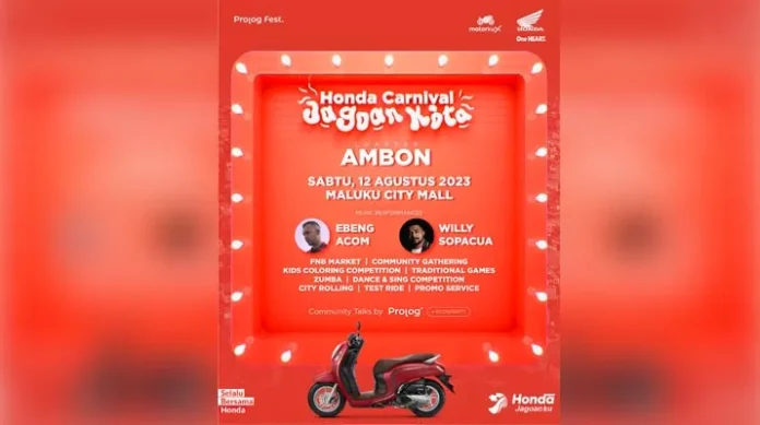carnival Honda Carnival Jagoan Kota Siap Meriahkan Kota Ambon