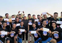 Pengusaha Muda Asal Mubar Berikan Bonus kepada Juara Turnamen Sepak Bola KNPI Cup II Pengusaha Muda Asal Mubar Berikan Bonus kepada Juara Turnamen Sepak Bola KNPI Cup II