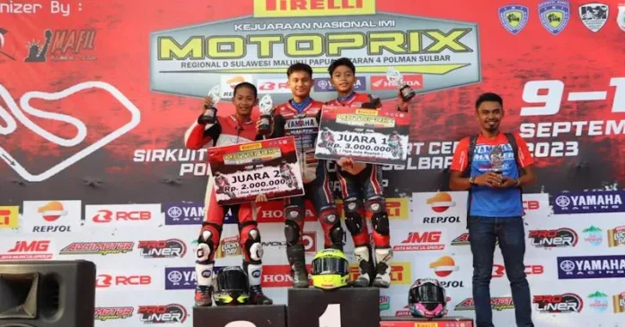 Sinergi bagi Negeri, Asmo Sulsel Dukung Kejurnas Balap Motor 2023 Motoprix di Polman