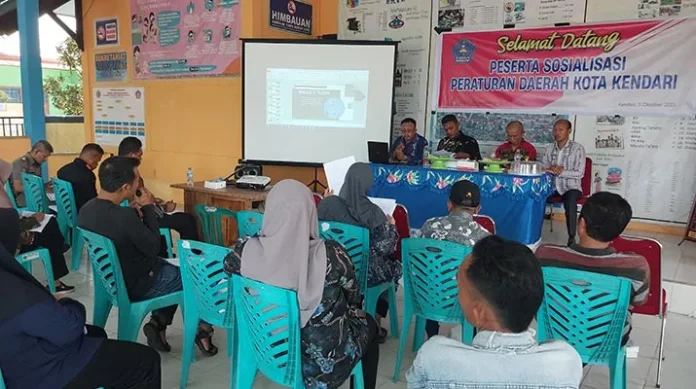 Edukasi Warga, Pemkot Kendari Sosialisasikan 3 Perda